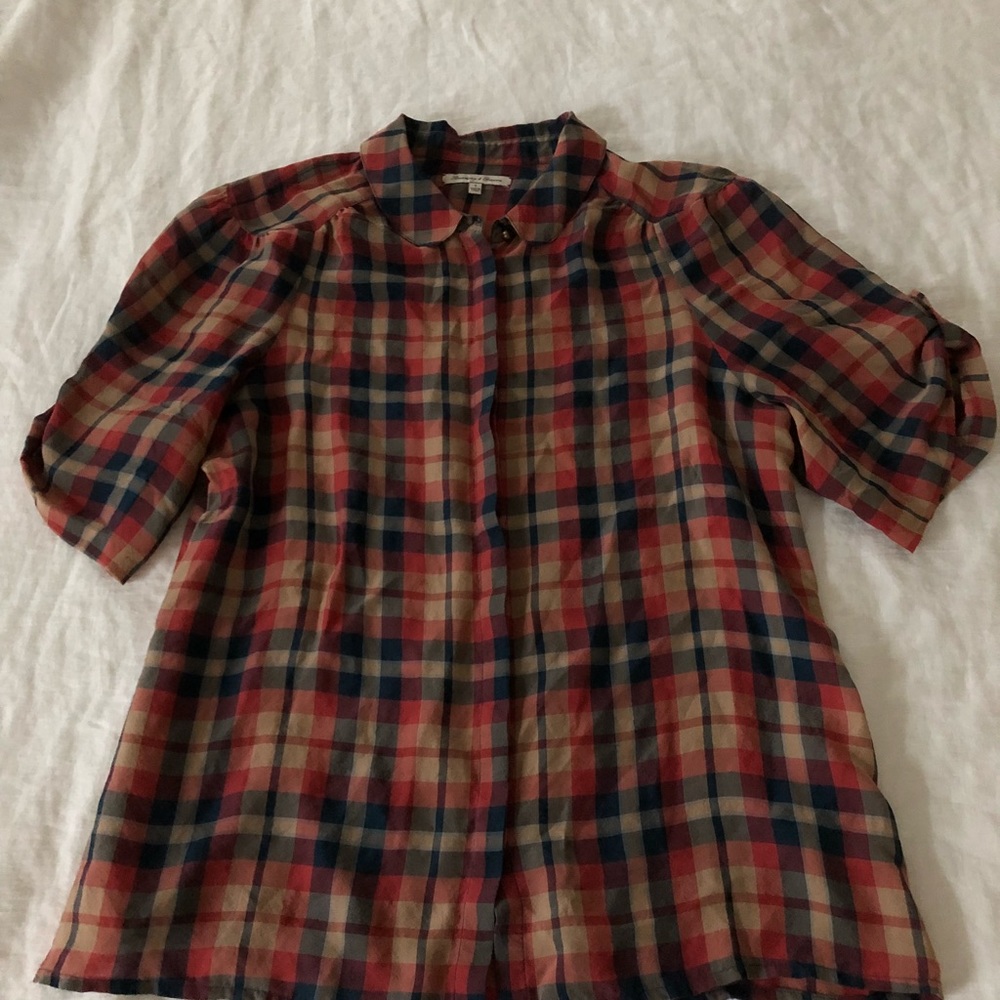 Madewell Plaid Blouse